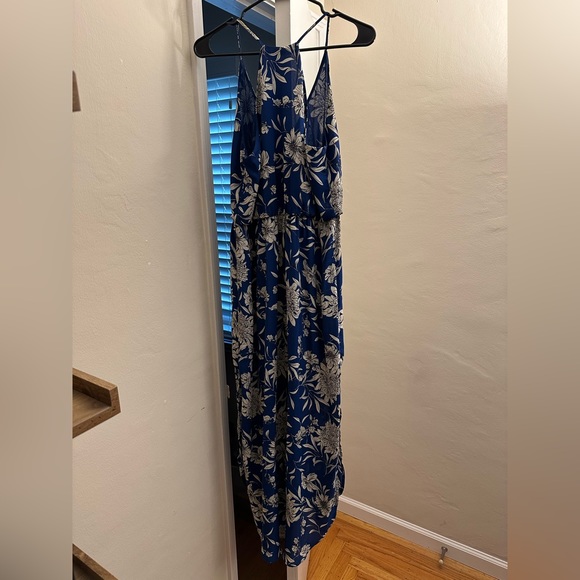 Along the Waterway Blue Floral Print Midi Dress - Picture 5 of 7